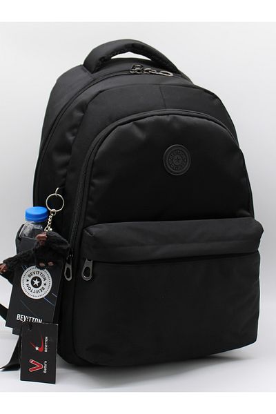 betto's Daily School Backpack Water Resistant Unisex School Bag Black 2200