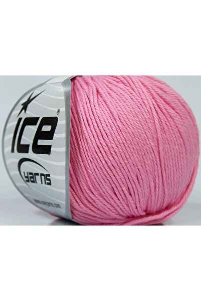 Ice yarns 8x50 جرام. بيبي كوتون - وردي فاتح، خيوط صيفية، قطن، 100% قطن، مضاد ...