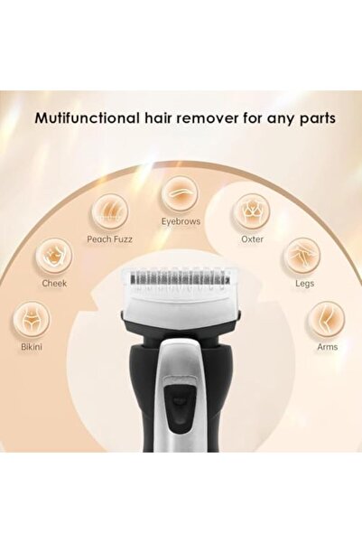 Dingling Electric Foil Shaver, Waterproof Cordless Razor & Precision Trimmer for Unisex