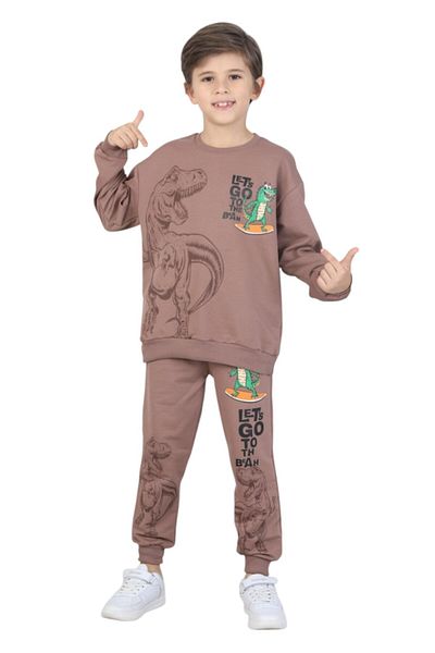 ERDEM KIDS Комплект пижама от две части за момчета с динозавърски принт