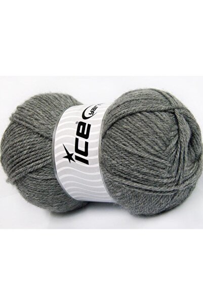 Ice yarns 4x100 جرام. خيوط أكريليك رمادية شتوية مفضلة، خيوط مسطحة، مصنوعة من ...