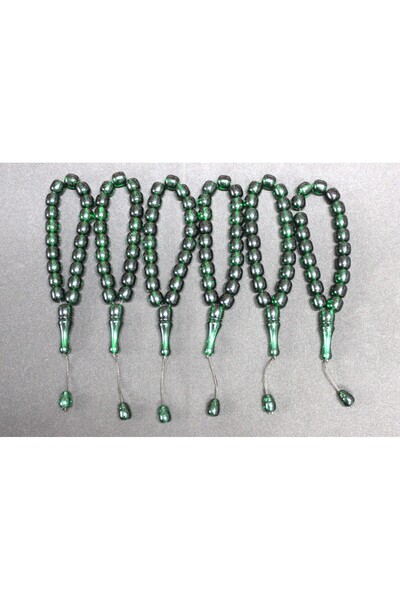 Lio20 Efe Model Acrylic Monomer 6-Piece Mascot Slapboard Prayer Beads |   Gift Accessory |   Green