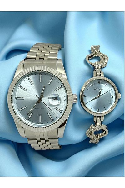 MAC CENTER Couple Watch Combination-Matching Watch Combination Men's Watch-Women's Watch-Couple Watch- Watch-Bay Watch