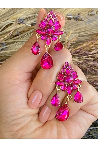 Lucios Evening Dress Drop Stone Nail Earring