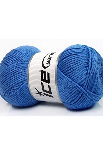 Ice yarns 3X100Gr. Baby Comfort Blue Winter, Baby, Plain Yarns, Worsted