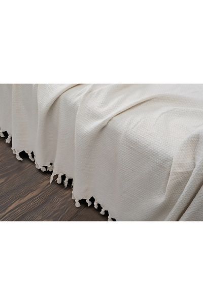 home otanticca Otanticca Cream Natural Hand Tied Sofa (Çekyat) Cover