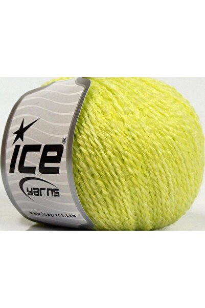 Ice yarns 8x50 جرام. أكريليك أكوستيك أخضر فاتح شتوي، خيوط مسطحة، صوف ممشط، أك...