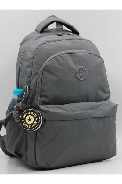 betto's Daily School Backpack Water Resistant Unisex School Bag 2200 Gray