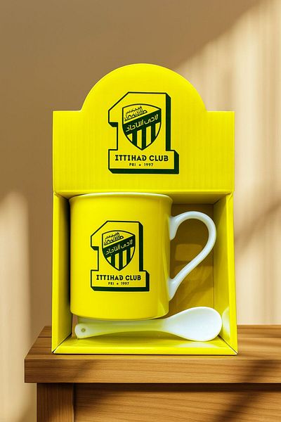 Generic Al-Ittihad Club Cup Set - Luxurious Design for Al-Ittihad Fans