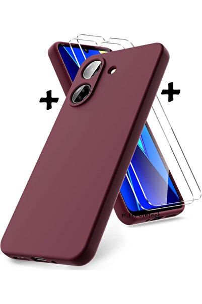 m.tk moveteck Xiaomi Redmi A5 Kılıf Kamera Korumalı Yumuşak Renkli Mat Siliko...