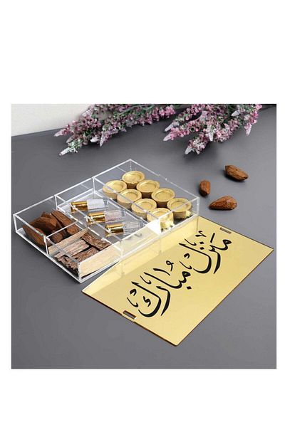 Story of candle Incense Supplies In A Luxury Box With 'blessed Home' Inscription