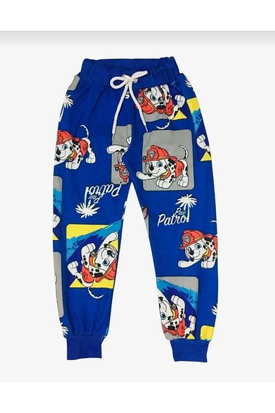 Arya Nisa Kids Σετ πιτζάμες με μακρυμάνικο μπλε μακρυμάνικο αγόρι 2 κλωστών βαμβακερό Lycra 2 τεμαχίων Paw Patrol