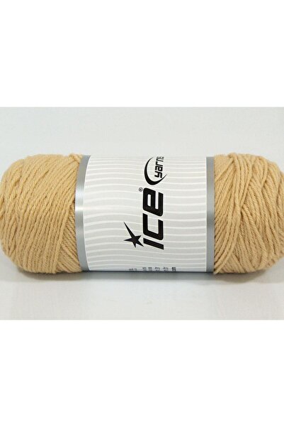 Ice yarns (4 قطع 100 جرام) SAVER 100 أكريليك 4 عبوات شتوية بيج،