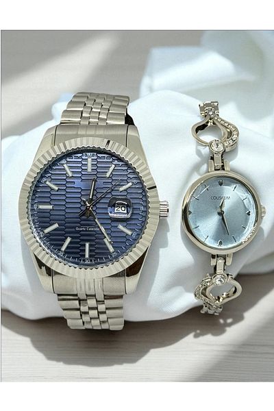 MAC CENTER Couple Watch Combination-Matching Watch Combination Men's Watch-Women's Watch-Couple Watch- Watch-Bay Watch