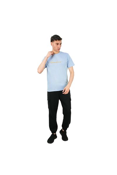 Giordano تي شيرت رجالي بطبعة مميزة
