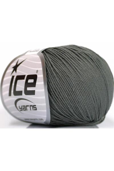 Ice yarns 8x50 جرام. أكريليك بيبي سمر، قطن رمادي للأطفال، خيوط صيفية، قطن