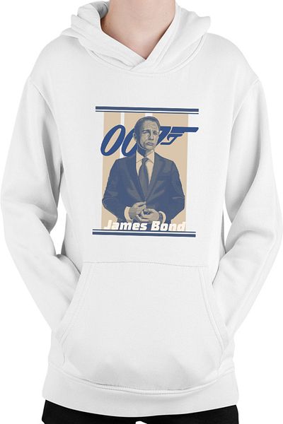 OEM Hanorac copii James Bond Sean Connery No Time to Die Illustration