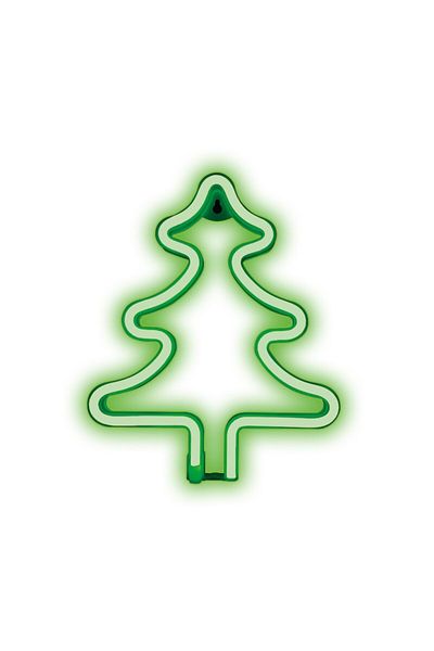 dalip Christmas Wall Decoration, Xmax Tree Lights, Green LED, 25x19x2cm