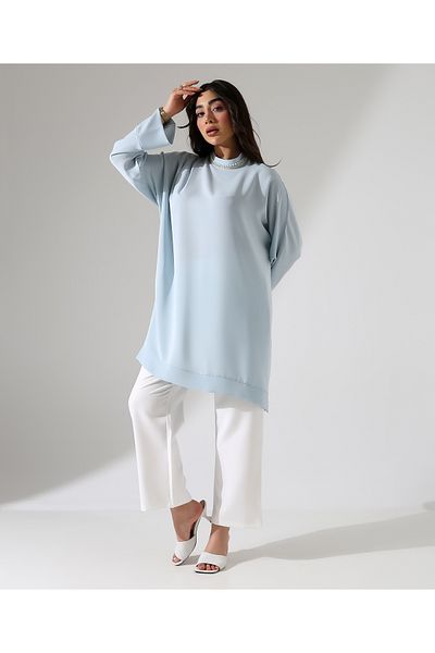 Fi'l Arz Fashion تونيك طويل من اللؤلؤ