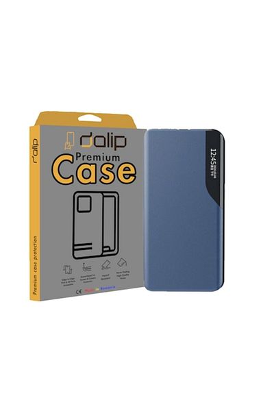 dalip Carcasă Smart Fold pentru Xiaomi Redmi Note 10 5G/Poco M3 Pro 5G, TPU Premium, Albastră