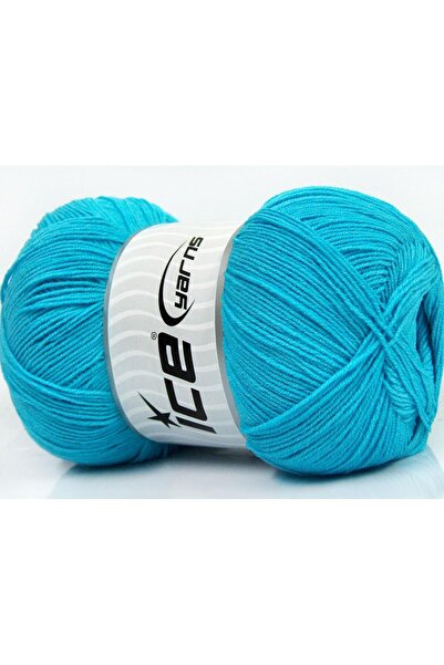 Ice yarns مجموعة من 4 خيوط من خيوط الجليد LORENA SUPERFINE (55% قطن) باللون ا...
