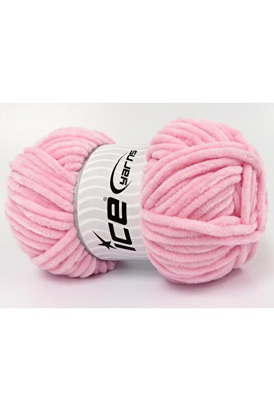 Ice yarns 4x100 جرام. VELVET BABY ملابس شتوية من الألياف الدقيقة باللون الورد...