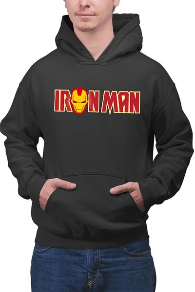 OEM Men's hoodie Ironman Logo Head Strong DC