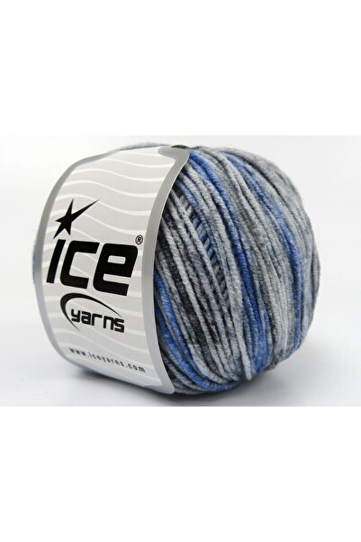 Ice yarns 8x50 جرام. خيوط صيفية من الأكريليك والقطن من لورينا سبلاش، بألوان ز...