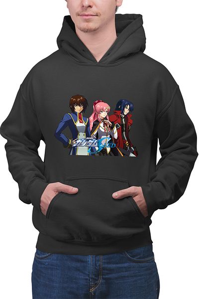 OEM Men's and women's Seed Trio Anime Kage hoodie