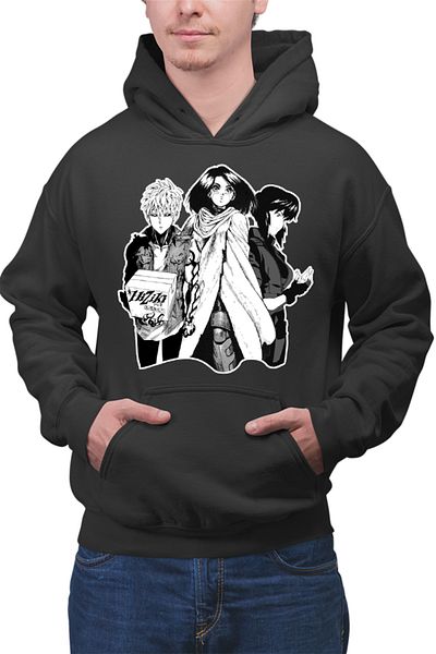 OEM Men's Hoodie Battle Angel Alita Gally Genos Makoto Ghost Shell Mecha