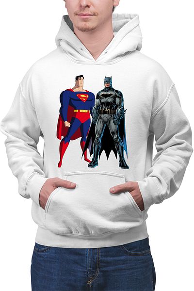 OEM Men's hoodie Superman Batman Drawing All Stars Marvel