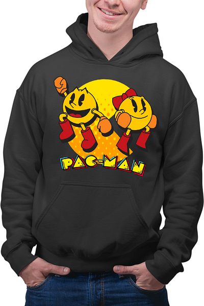 OEM Men's sweatshirt Pac Man Woman Logo Eat Game