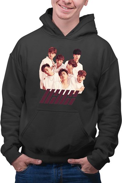 OEM Men's Hoodie iKon Koo Jun-hoe Jinhwan Song Yunhyeong Cosplay Comeback