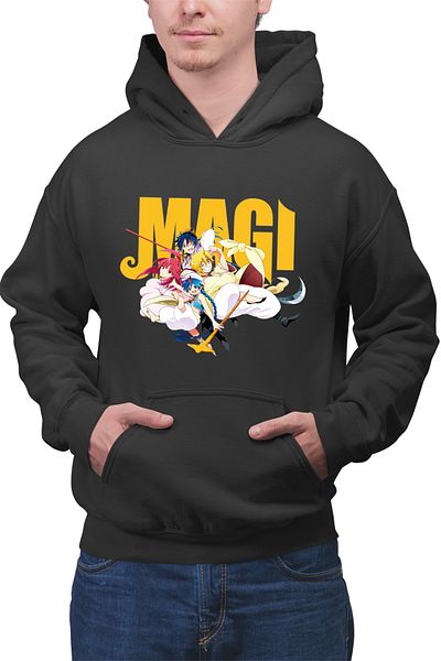 OEM Hanorac barbati Magi The Labyrinth of Magic Protagonists Group Weapon Pose