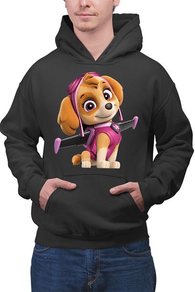 OEM Men's Hoodie Paw Patrol Skye Illustration Cockapoo Puppy