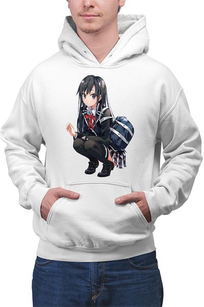 OEM Hanorac barbati OreGairu Yukino Yukinoshita Snow Panda School Girl