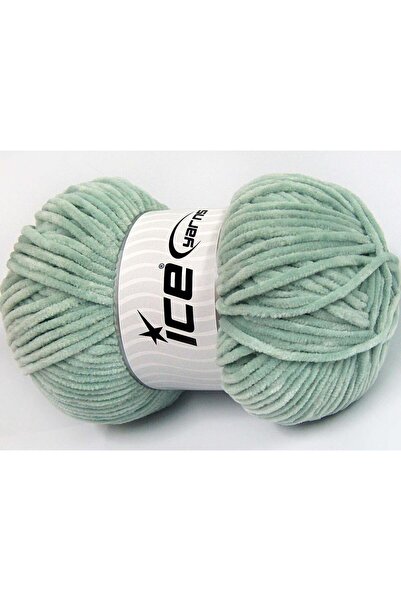 Ice yarns مجموعة من 4 × 100 جرام من خيوط الثلج CHENILLE BABY LIGHT (100% Micr...