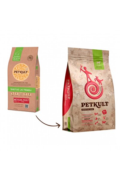 PetKult Dry dog food Sensitive Care Medium Adult with lamb and rice 12 kg
