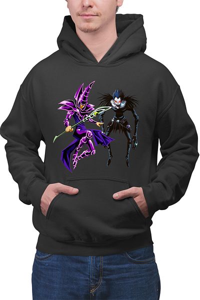 OEM Men's hoodie Yu Gi Oh Dark Magician Death Note Ryuk