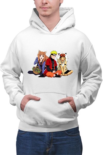 OEM Men's Hoodie Spice And Wolf Holo Naruto Anime Eater