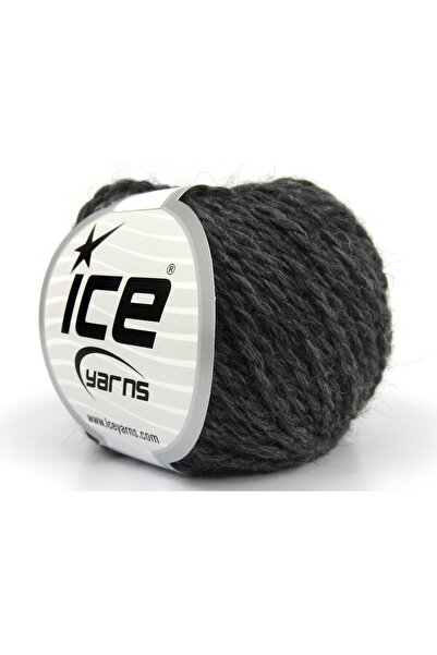 Ice yarns 8x50 جرام. صوف رويال وول، رمادي غامق، شتوي، صوف، ممشط