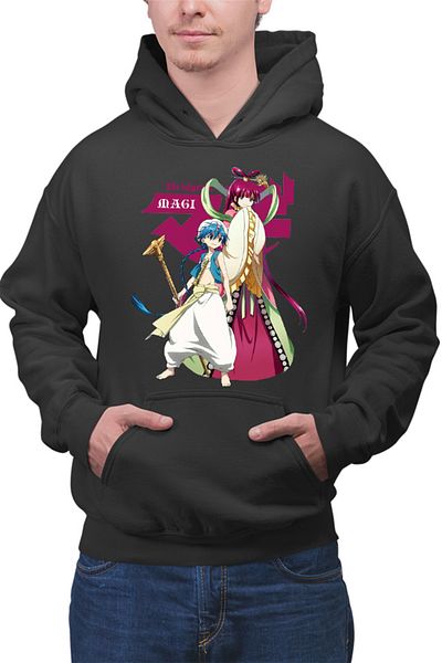 OEM Men's Hoodie Magi The Labyrinth of Magic Kougyoku Queen Aladdin Meeting