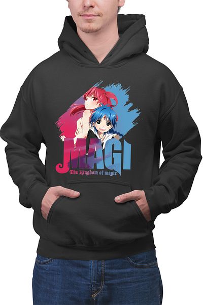 OEM Hanorac barbati Magi The Labyrinth of Magic Morgiana Alladin Brush Logo