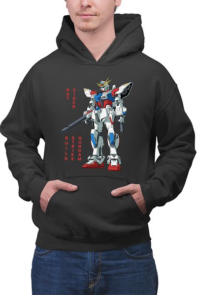 OEM Men's and women's Build Fighters Robot Anime Monster Hoodie