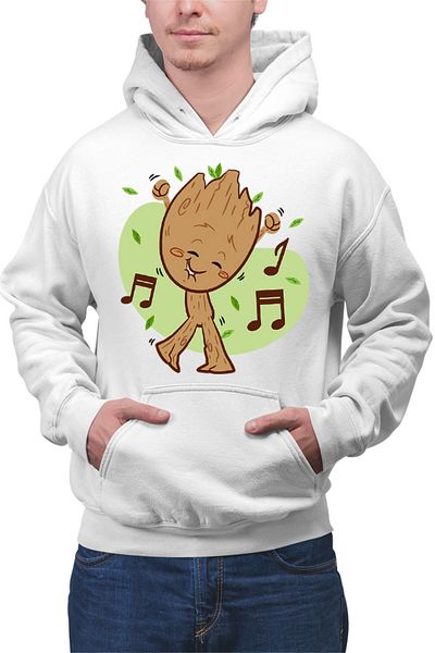 OEM Hanorac barbati Baby Groot Music Love Dance Marvel