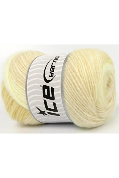 Ice yarns (4 قطع 100 جرام) مجموعة من 4 قطع من الأكريليك من شاجي، ألوان كريمية...