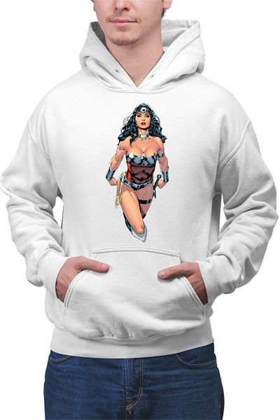 OEM Men's Hoodie Wonder Woman Diana Princess Ares God of Fight Superheroine