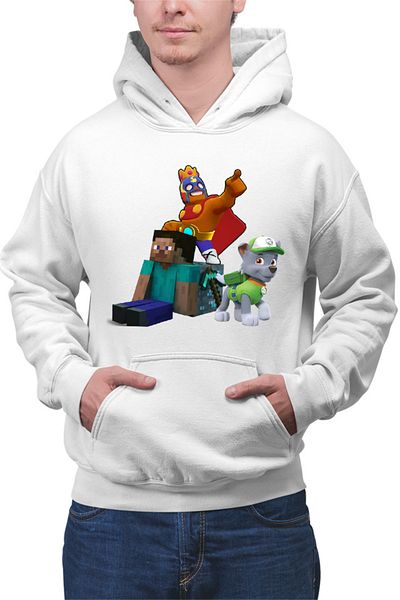 OEM Men's hoodie Brawl Stars Player Minecraft Diamond Cube Paw Patrol Rocky