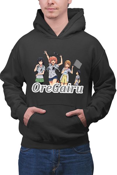 OEM Men's hoodie OreGairu School Hamachi MusicTeam Mates