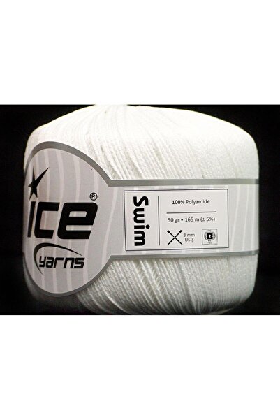 Ice yarns 6X50Gr. Swim White Summer Yarns